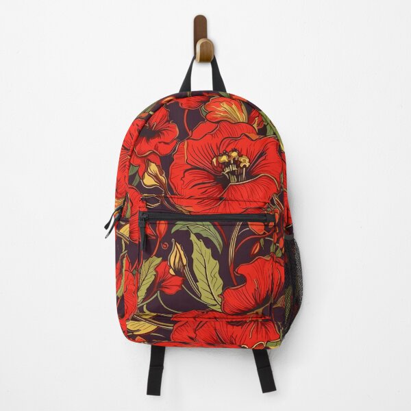 Item preview, Red Amapola Flower Pattern designed and sold by Pickaside77.
