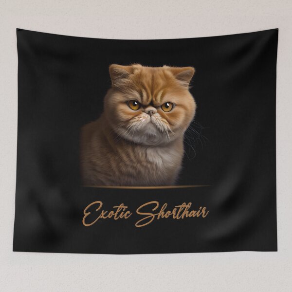 Item preview, Exotic Shorthair Portrait designed and sold by Best-Breeds.