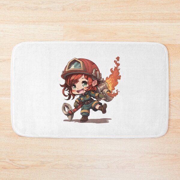 Item preview, Firefighter Girl - Brave and Heroic Design for Girls designed and sold by addthana.