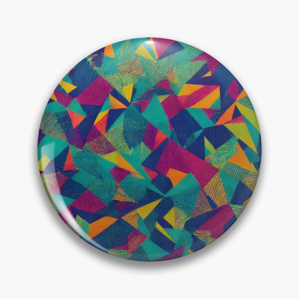 Item preview, Stunning Geometric Memphis Pattern designed and sold by DeepSeeAI.