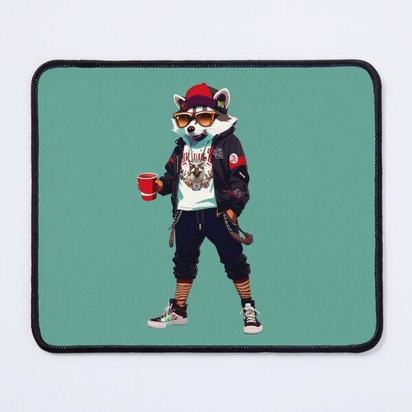 Item preview, Hipster Racoon V17 designed and sold by HipsterAnimals.