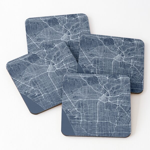 Item preview, Los Angeles Blueprint Map designed and sold by dotperinchart.