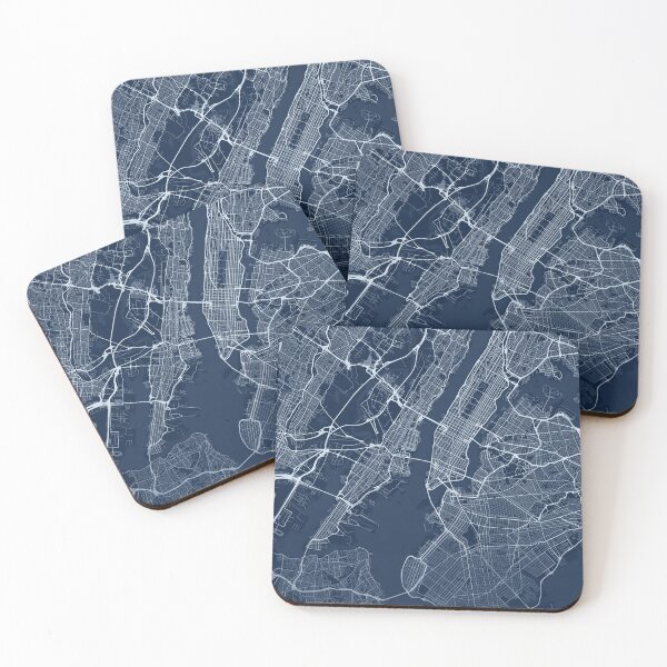 Item preview, New York Blueprint Map designed and sold by dotperinchart.