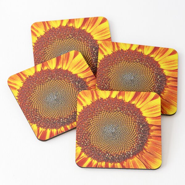 Item preview, Yellow And Red Sunflower Close Up designed and sold by Deb Oppermann.