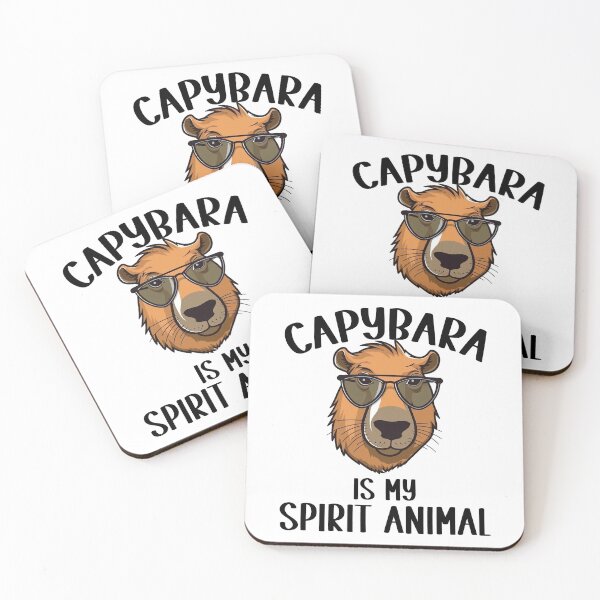 Item preview, Capybara Is My Spirit Animal designed and sold by ahmed2751989.