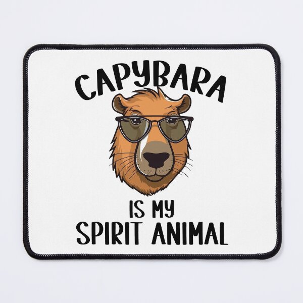 Item preview, Capybara Is My Spirit Animal designed and sold by ahmed2751989.