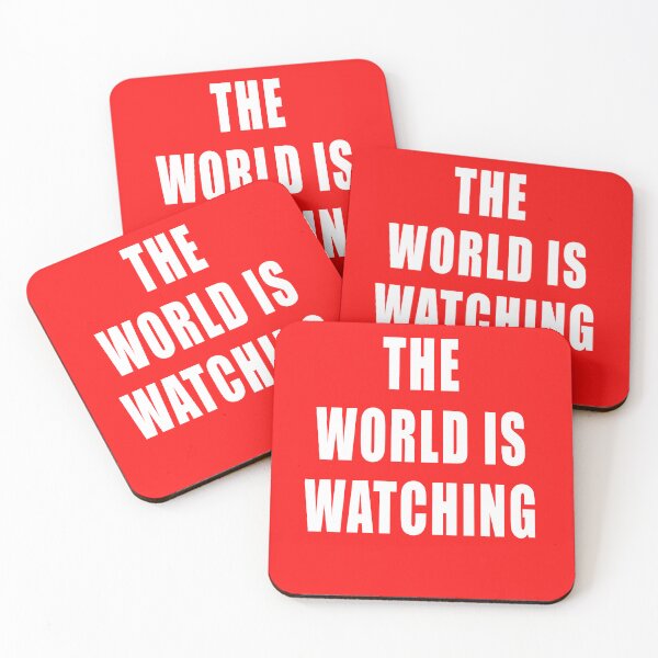 Item preview, THE WORLD IS WATCHING Protest designed and sold by LoveAndDefiance.