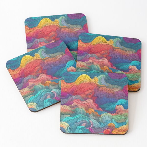 Item preview, Rainbow Waves designed and sold by A-green-dot.