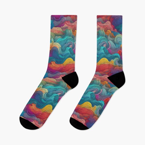 Item preview, Rainbow Waves designed and sold by A-green-dot.
