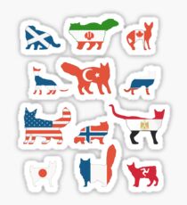 NATIONAL CAT DAY Sticker