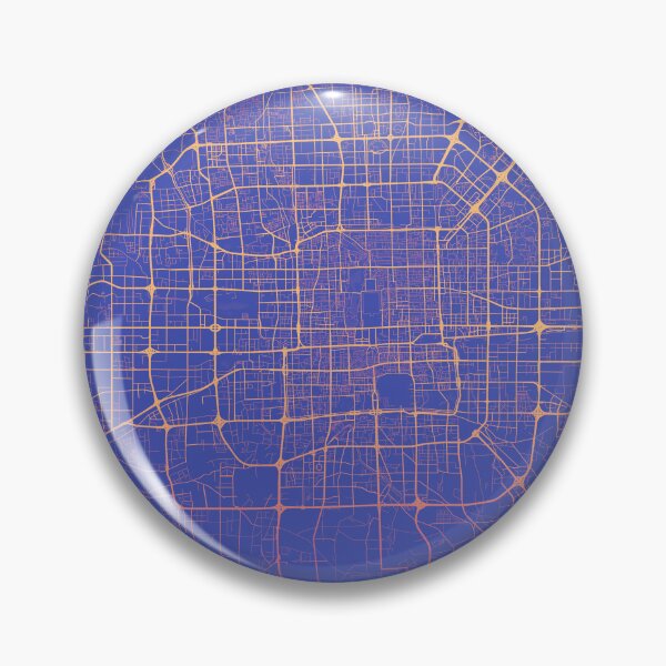 Item preview, Beijing Synthwave Map designed and sold by dotperinchart.