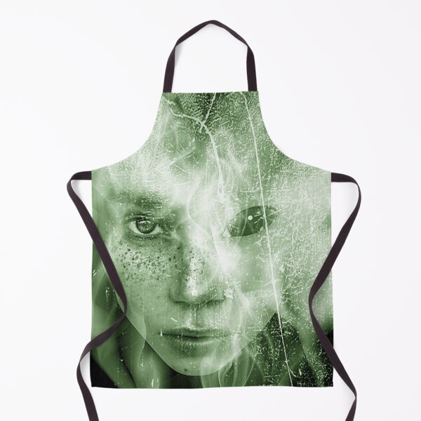 Item preview, 'Alienated Green' by Helen V James. Alien Human Portrait designed and sold by helenvjames.