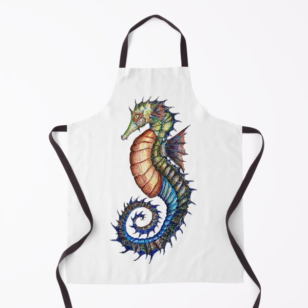Item preview, Spiked Seahorse designed and sold by Doodle Mind Journeys.
