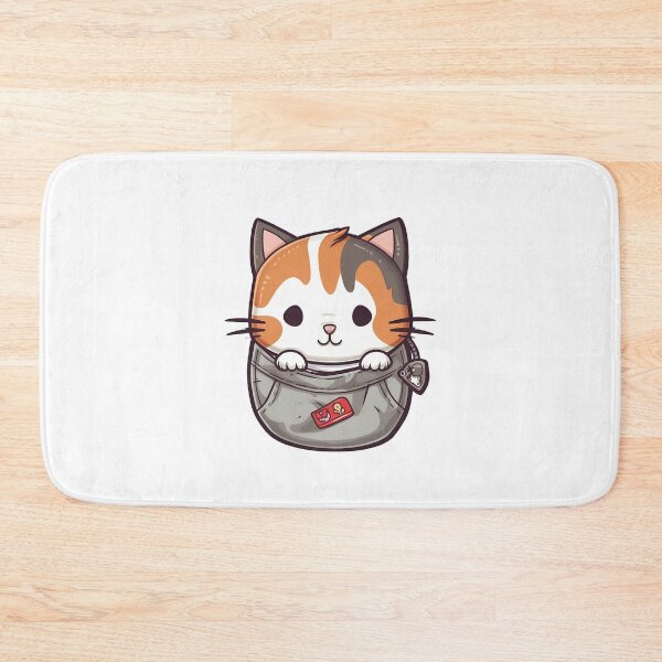 Item preview, Cute Little Cat Pocket designed and sold by amazingtraits.