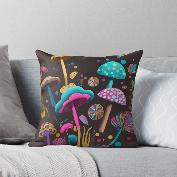 Item preview, Beautiful Cozy Psychedelic Magic Mushrooms | Vibrant Mushroom Fantasy | Mind Exploration designed and sold by mindexploration.
