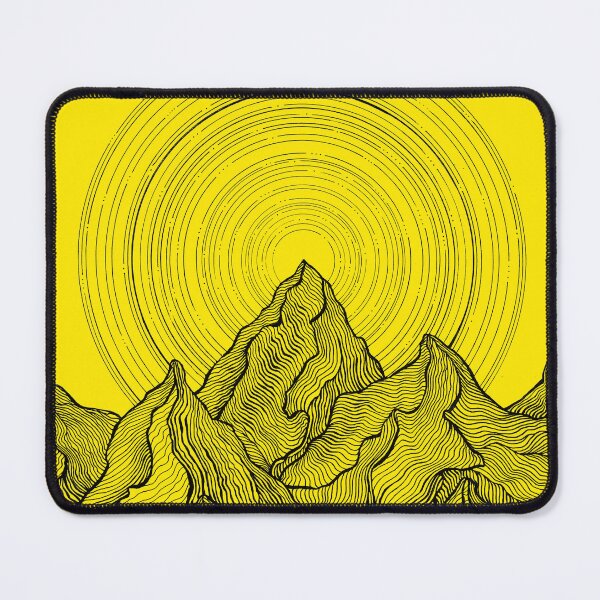 Item preview, yellow mountains designed and sold by PolinaMirralisa.