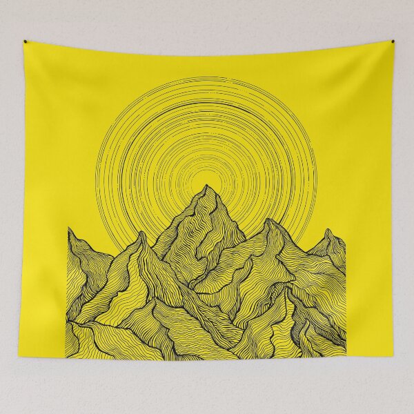 Item preview,  yellow mountains designed and sold by PolinaMirralisa.