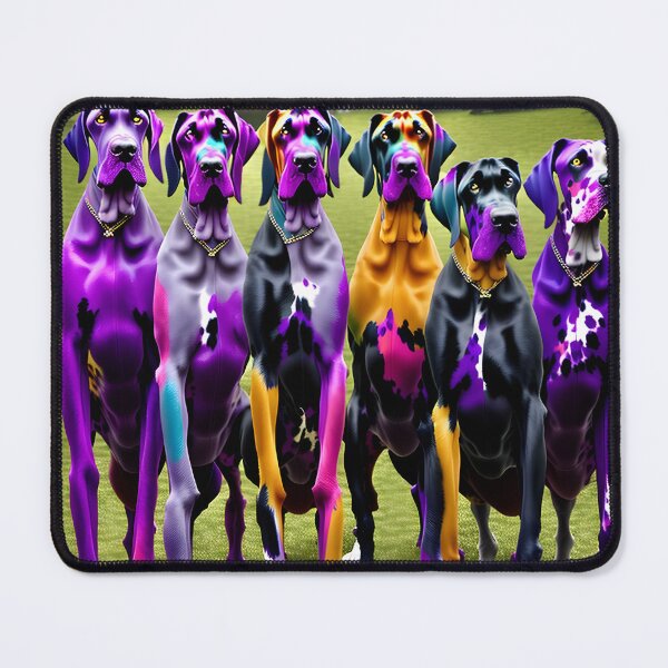 Item preview, Multi coloured Great Danes  designed and sold by David-Howells.