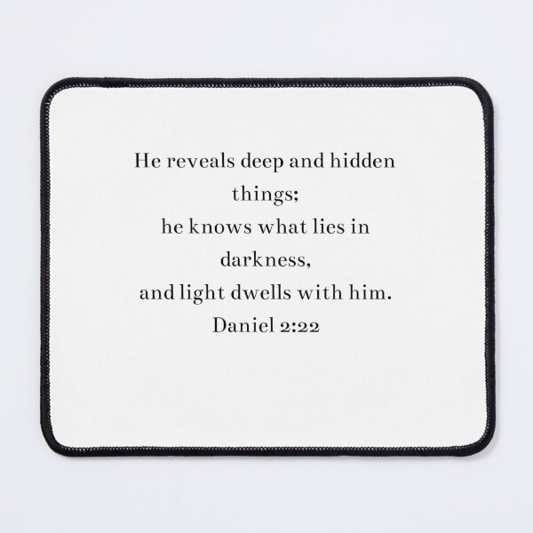Item preview, God reveals deep and hidden things-Daniel 2:22 designed and sold by atlas62.