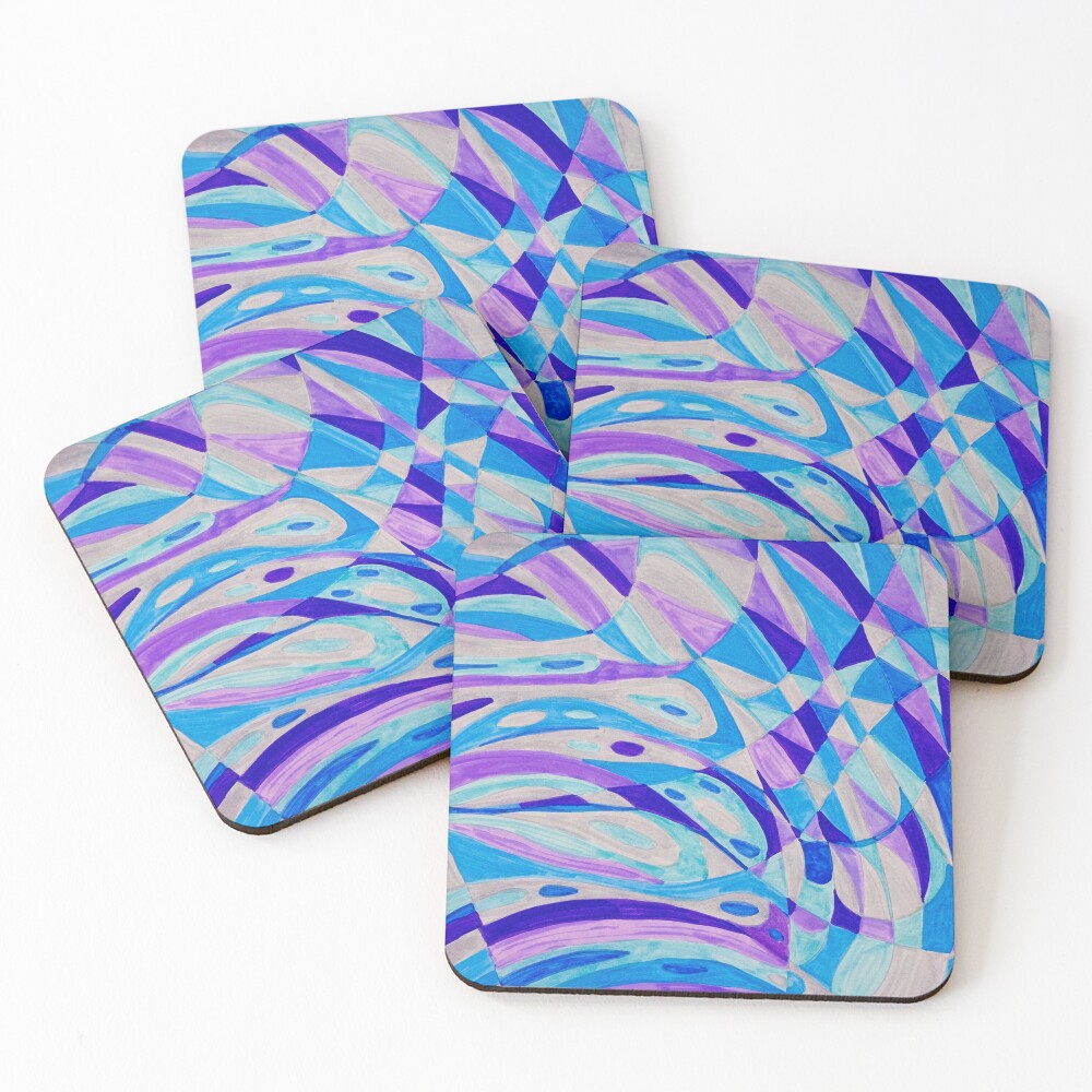 Item preview, Coasters (Set of 4) designed and sold by FreeFlowObject.