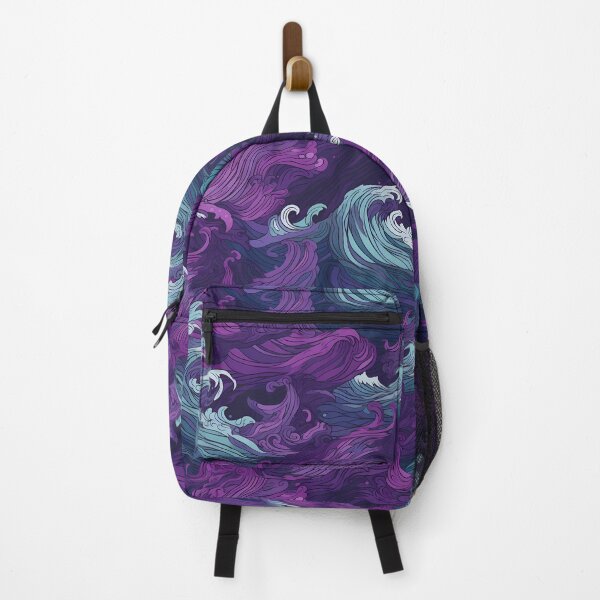 Item preview, Violet & Blue Waves designed and sold by A-green-dot.