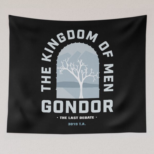 Item preview, The Kingdom of Men Gondor The Last Debate 3019 TA Merch designed and sold by vasdestampede.