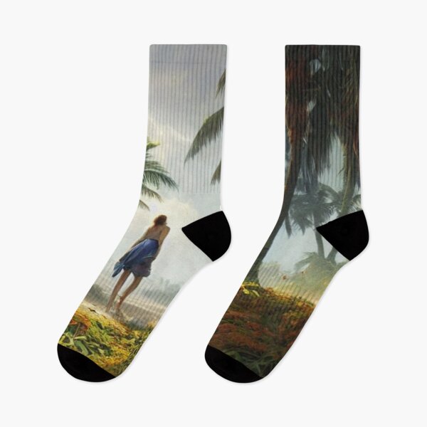 Item preview, a woman walking on the beach 2 designed and sold by bbooa.