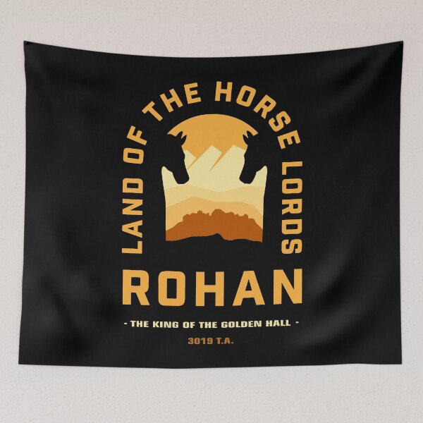 Item preview, Land of the Horse Lords Rohan The King of the Golden Hall 3019 TA Merch designed and sold by vasdestampede.