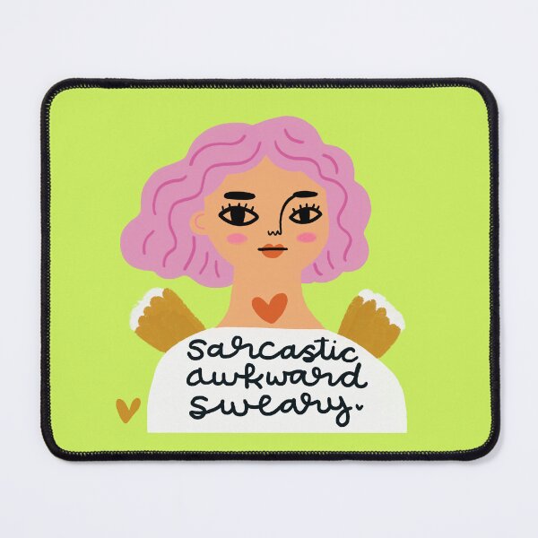 Item preview, Grumpy Angel Sarcastic Awkward Sweary designed and sold by CynthiaFxo.