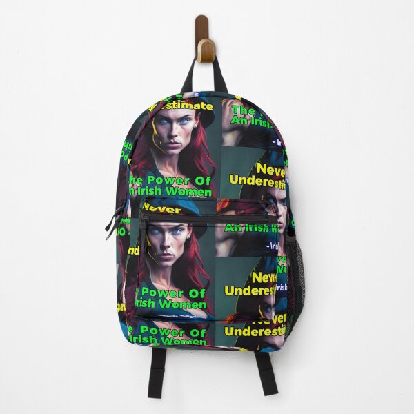 Item preview, Irish Saying - Never Underestimate The Power Of An Irish Women designed and sold by IrishProverbs.