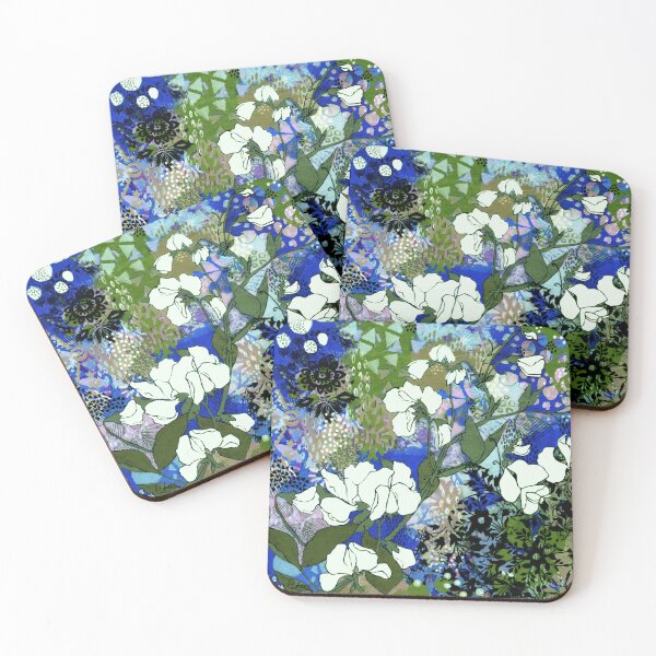 Item preview, Inlaid With Honey Dew Blue Green designed and sold by StoryPieces.