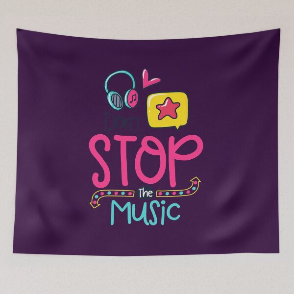 Item preview, Don't Stop The Music designed and sold by thesircurly.