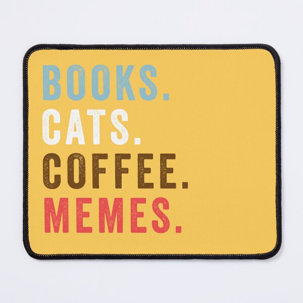 Item preview, Books. Cats. Coffee. Memes. designed and sold by solotrip.