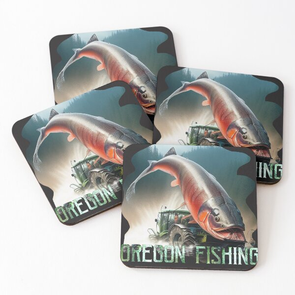 Item preview, Ataque de tractor de pesca de Oregon designed and sold by TakingLiberties.