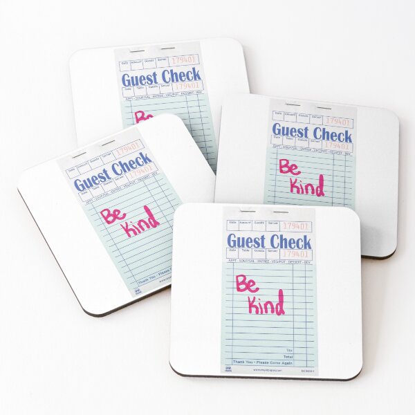 Item preview, Guest check be kind designed and sold by KristenST.