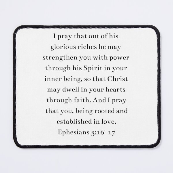 Item preview, Prayer for Inner Strength and Faith-Ephesians 3:16-17 designed and sold by atlas62.