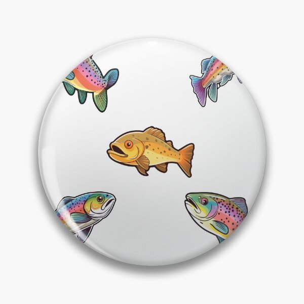 Item preview, Trout Sticker Pack designed and sold by Broderick Erb.