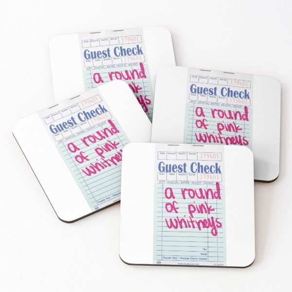 Item preview, Guest check a round of pink whitneys  designed and sold by KristenST.