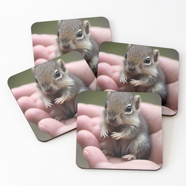 Item preview, Baby Squirrel designed and sold by DigitizedArt.