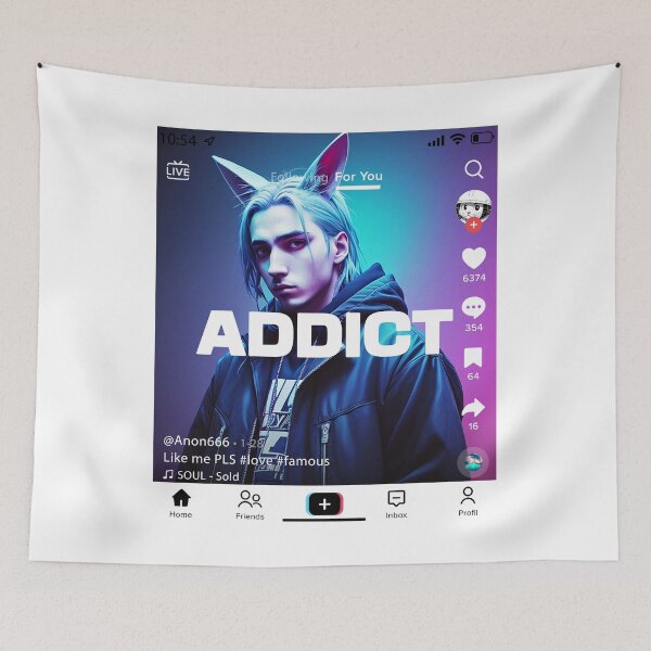 Item preview, Social Addiction - Digital Detox Design designed and sold by ZEFMAG.