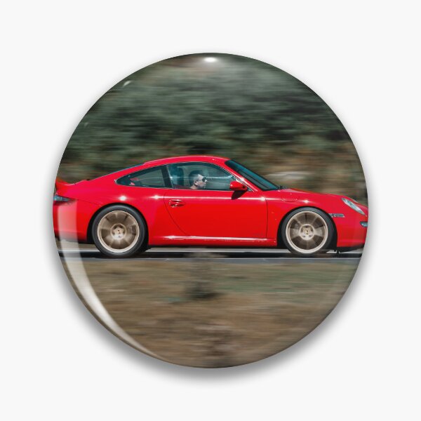 Item preview, Red Porsche 911 cruising in welsh mountains  designed and sold by gaborfuto.