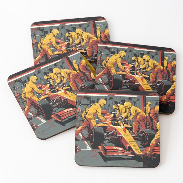 Item preview, Pit Stop Precision: Formula 1 Racing Illustration designed and sold by RobotBadGuy0.