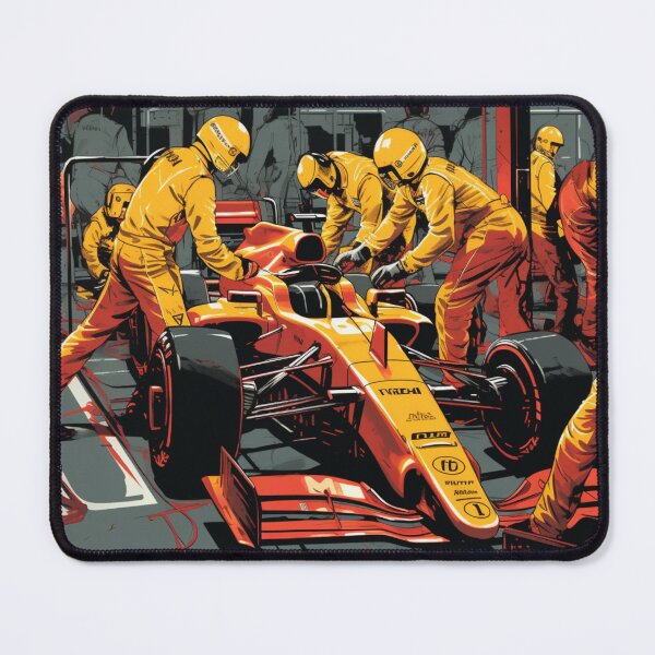 Item preview, Pit Stop Precision: Formula 1 Racing Illustration designed and sold by RobotBadGuy0.
