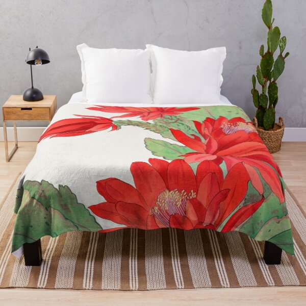 Item preview, Old Japanese Phyiiocactus flower fine painting for home decoration. designed and sold by paulo silveira.
