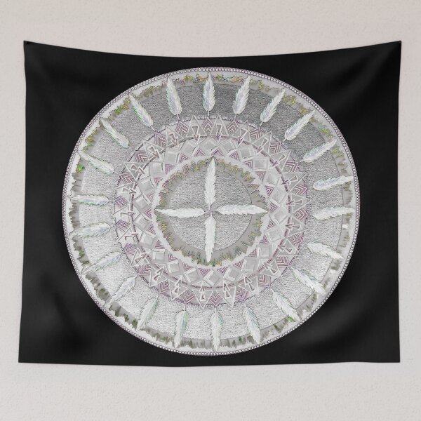 Item preview, Cuatro Vientos Blanka (Original Mandala Design) designed and sold by blueflamearray.