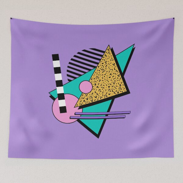 Aperçu de l'œuvre Motif Memphis 41 - Rétro années 90/80 créée et vendue par GraphicWave.
