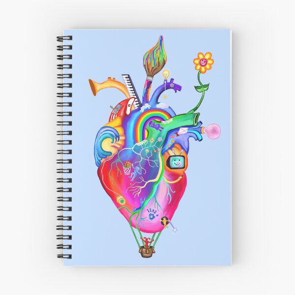 Item preview, Colorful Whimsical Childhood Heart designed and sold by Deborah Camp.