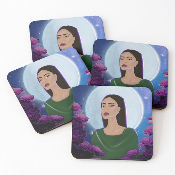Item preview, Desi Girl In Space Among Flowers designed and sold by Hints-of-Home.