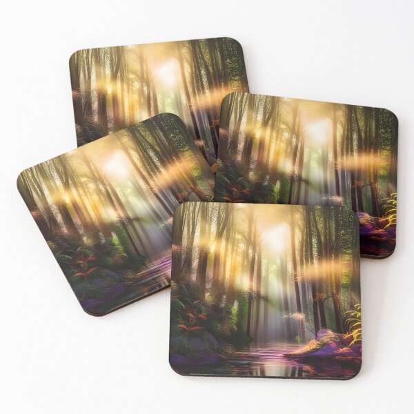 Item preview, Fantasy Forest Magical River designed and sold by druidwolfart.