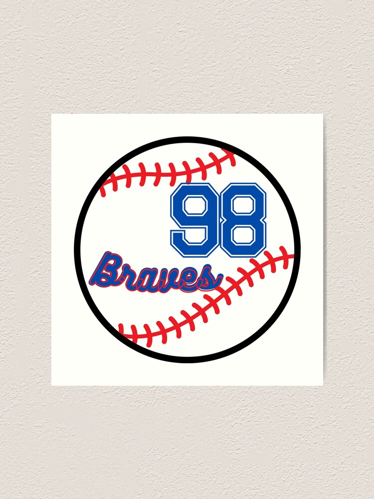 98 Braves Art Print for Sale by Grayce King